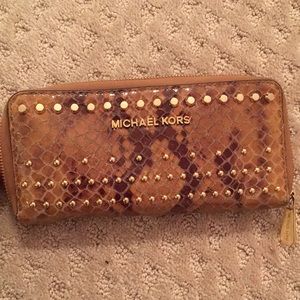 Michael Kors Brownish-Gold Wallet